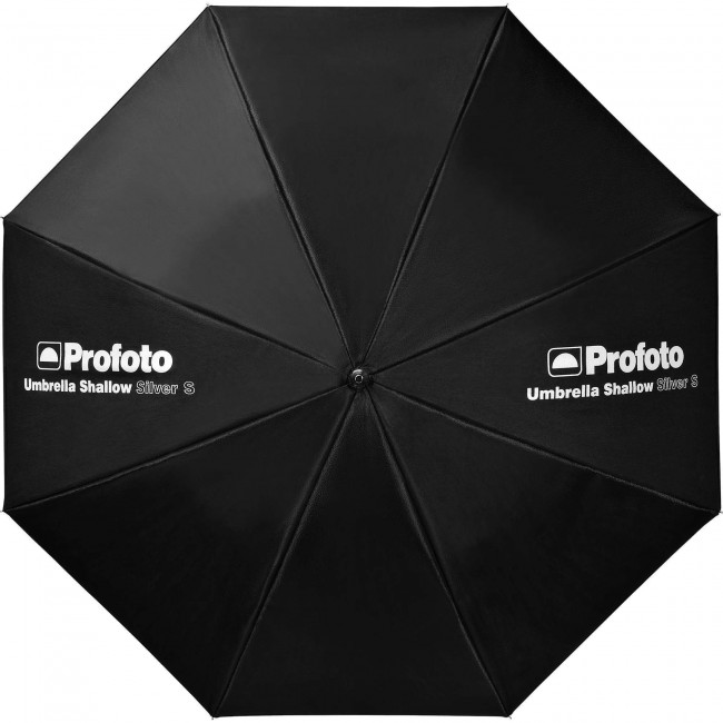 100972 D Profoto Umbrella Shallow Silver S Back