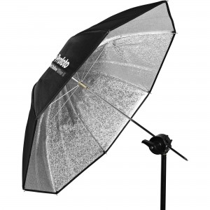 100972 E Profoto Umbrella Shallow Silver S Angle