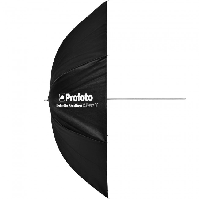 100975 A Profoto Umbrella Shallow Silver M Profile Right