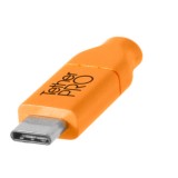Cuc3415 Org Tether Pro Usb C To Usb C 15 Org Tip Angle