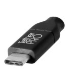 Cuc15 Blk Tether Pro Usb C To Usb C 15 Blk Tip Angle