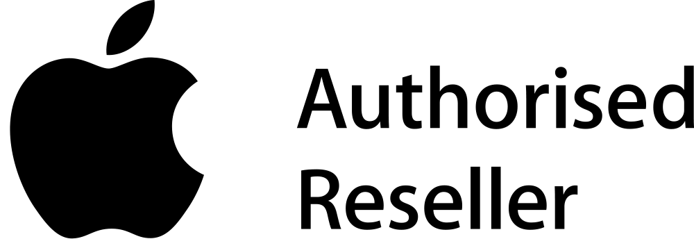 Apple Authorised Reseller Logo 2 Line Black