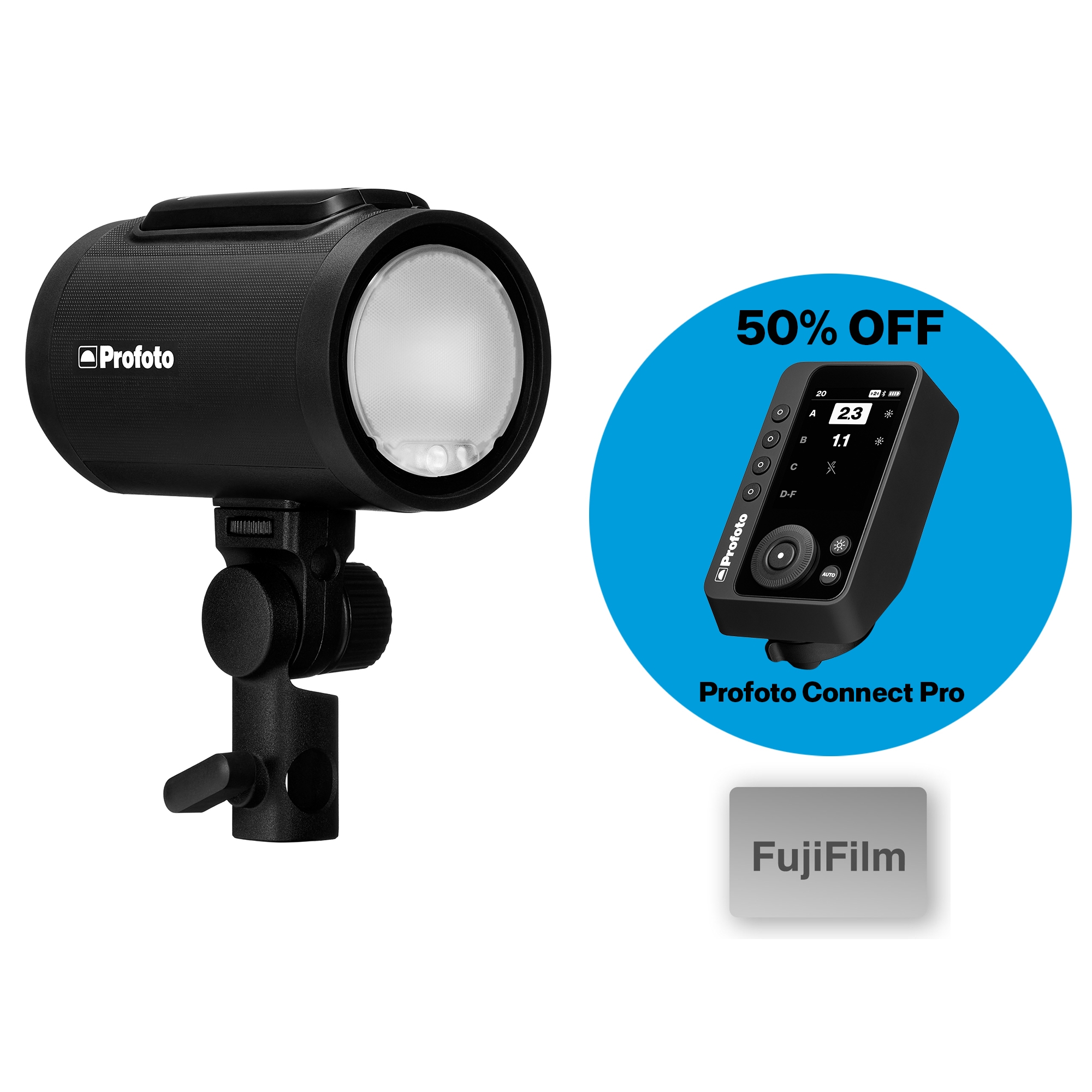 Profoto A2 Off Camera Flash with Profoto Connect Pro Remote - Fuji